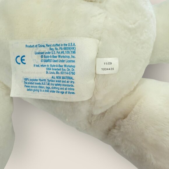 Build-A-Bear Workshop Hello Kitty Plush 18" Soft White Stuffed Plush Toy No Bow - Picture 6 of 8